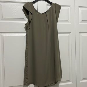 Hunter green mini dress, like new, size L